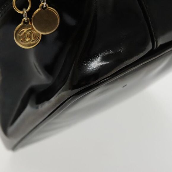 Chanel Vanity Black Patent Leather Clutch Bag (Pre-Owned) - Picture 9 of 16